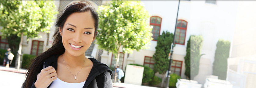 photo of female college student